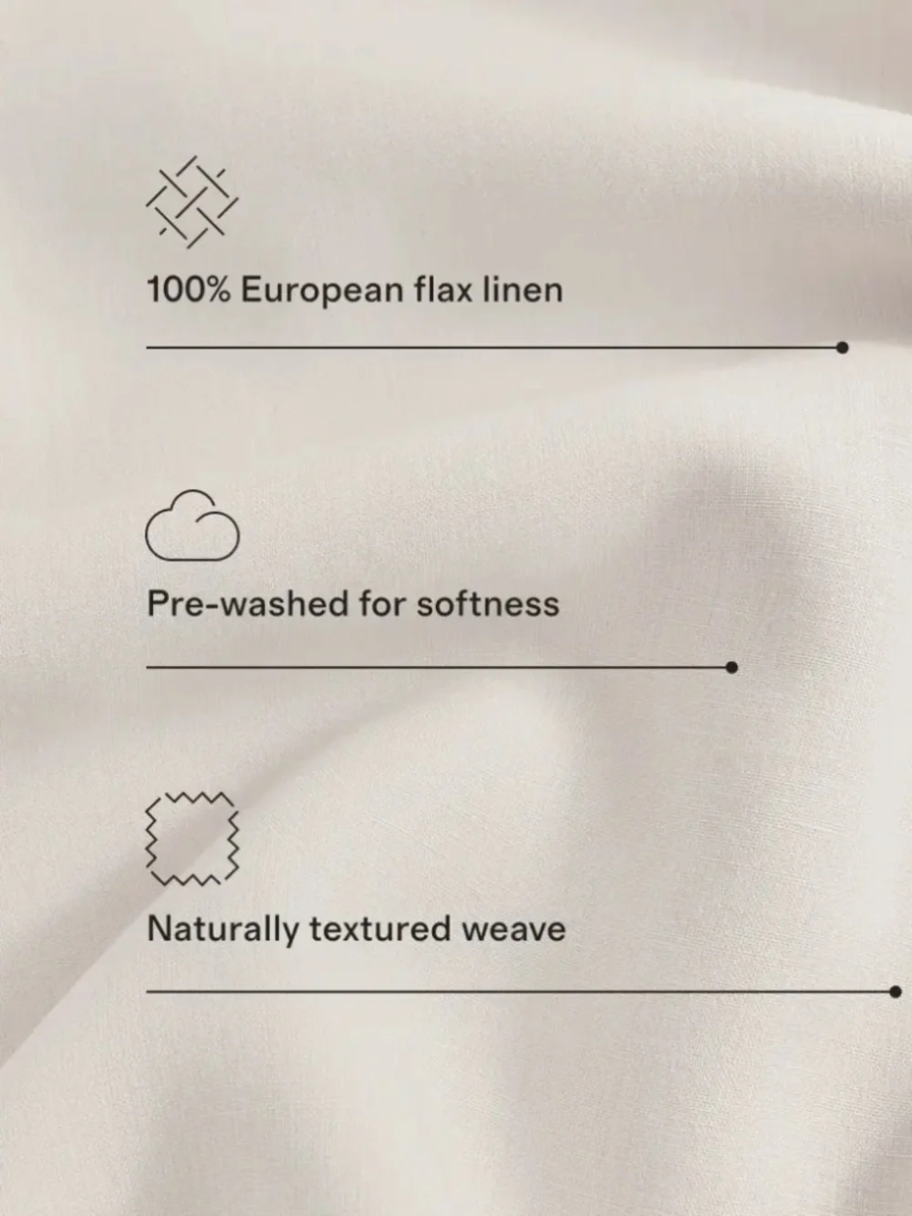 New European Linen Duvet Cover Dusty Mauve King / California King